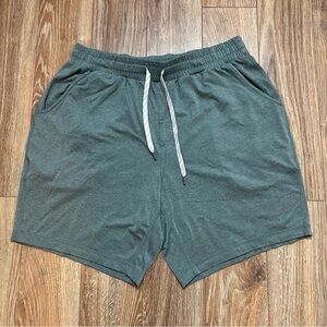 Kirkland Signature Men’s Lounge Dusty Olive Green Drawstring Shorts